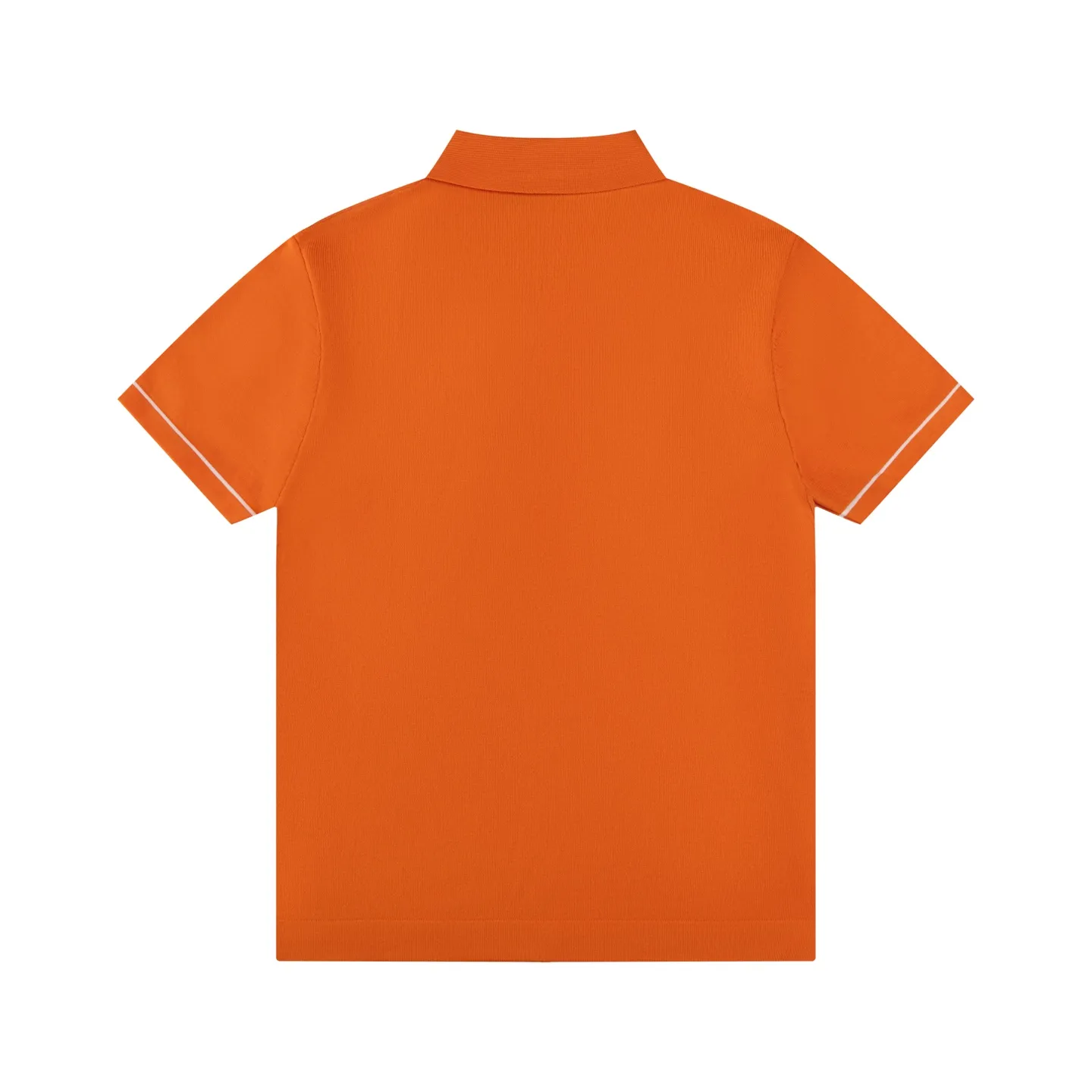 HERMES polo ， Retro Same Style T Versatile : Orange Size：M-3XL